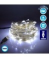 79732 Διακοσμητική Γιρλάντα 10 Μέτρων 100 LED USB 5 Volt 6 Watt με Ασημένιο Συρμάτινο Καλώδιο Ψυχρό Λευκό 6000K